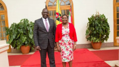 William Ruto and Mary Wambui. PHOTO/COURTESY